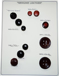 leather buttons , leather button